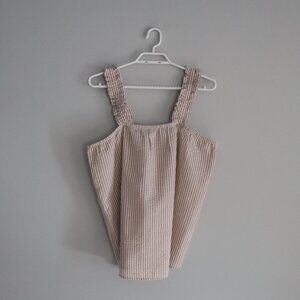 Kikit Sz Lrg Matching Striped Summer Tank‎ Top + Shorts Comfy Lounge Set